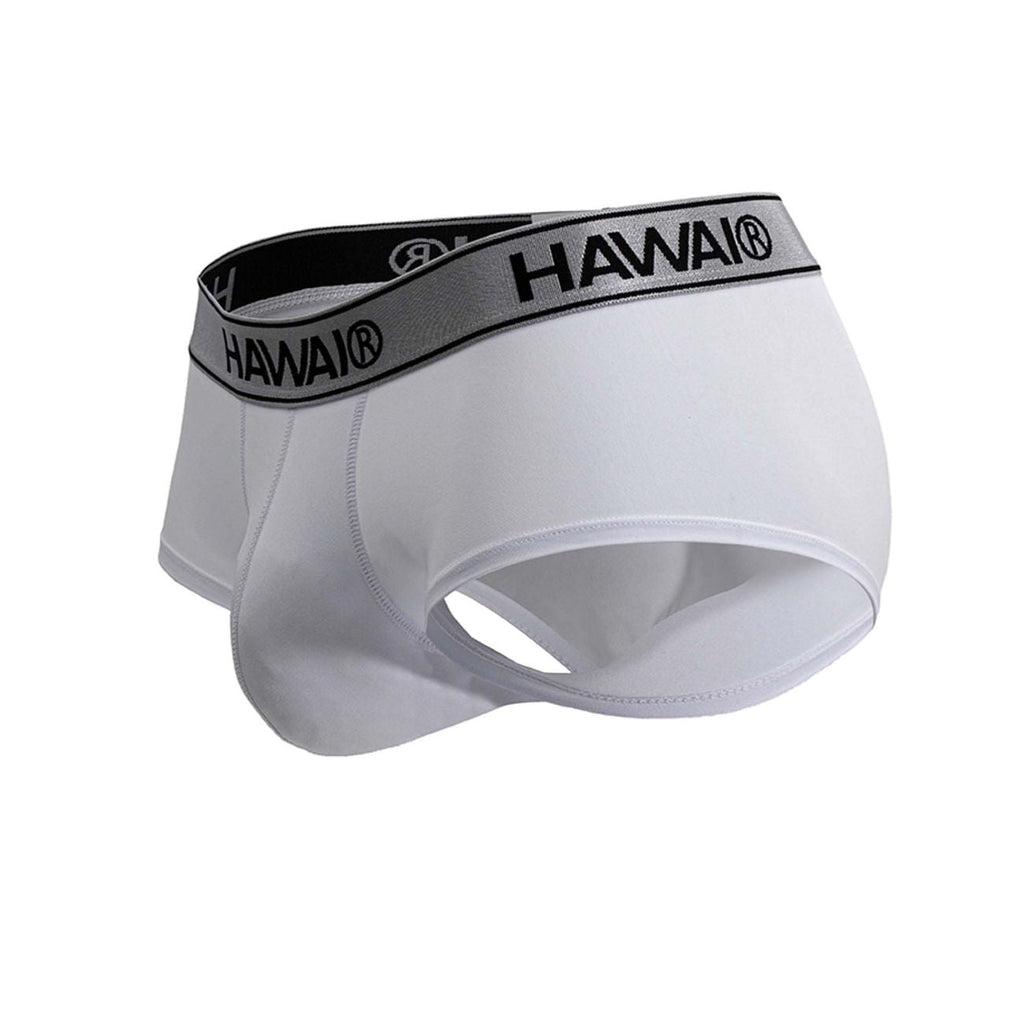 HAWAIR Men's Underwear 41961 Microfiber Briefs Color White