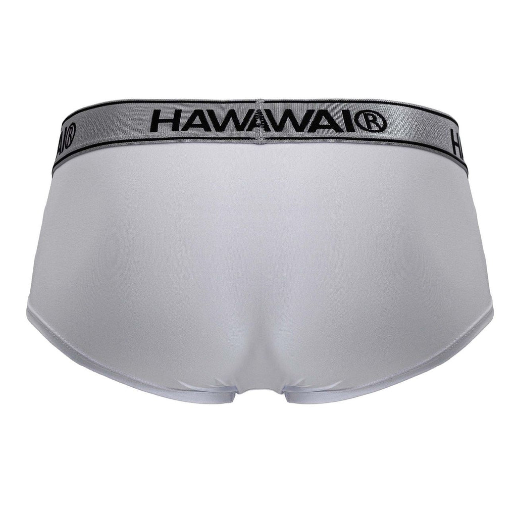 HAWAIR Men's Underwear 41961 Microfiber Briefs Color White