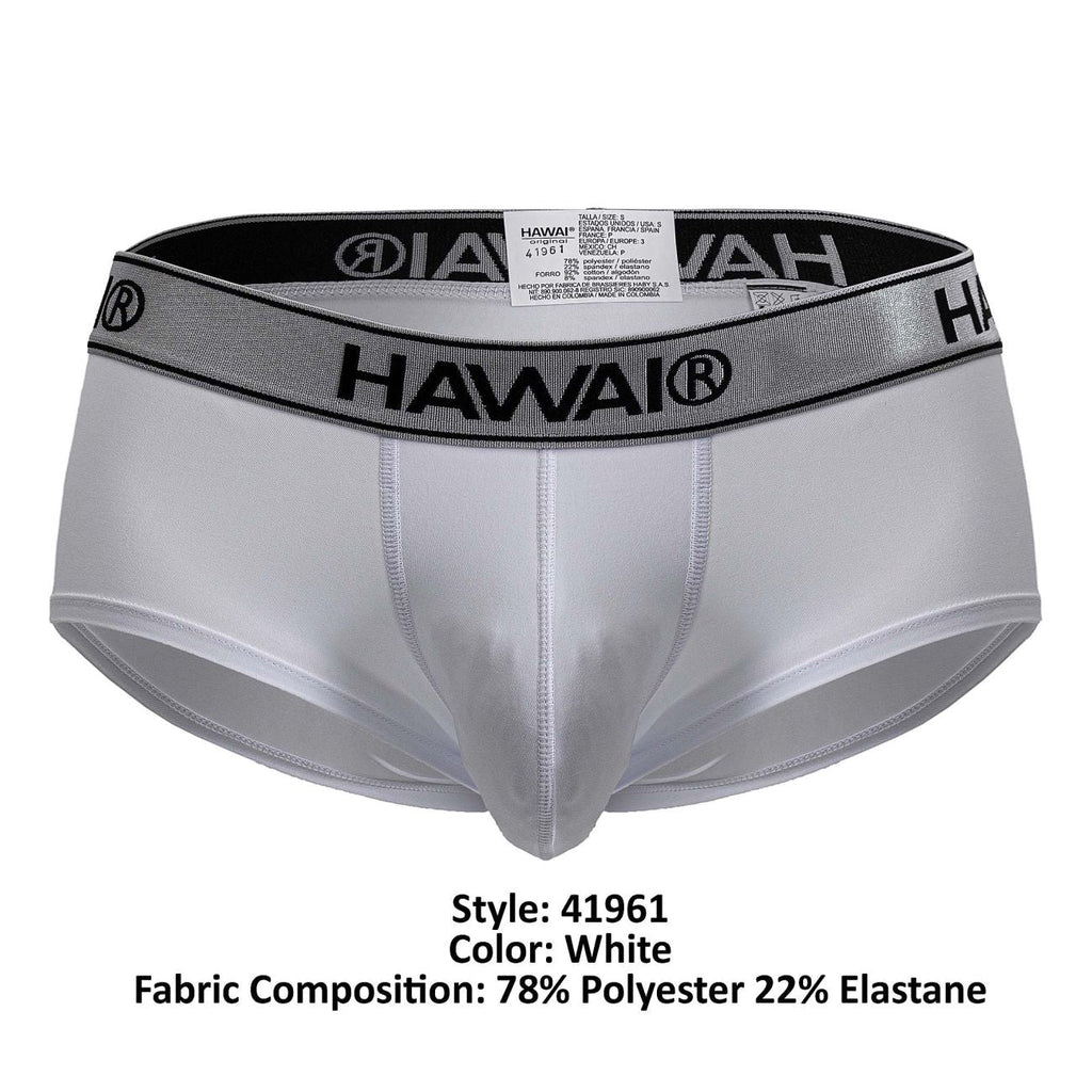 HAWAIR Men's Underwear 41961 Microfiber Briefs Color White