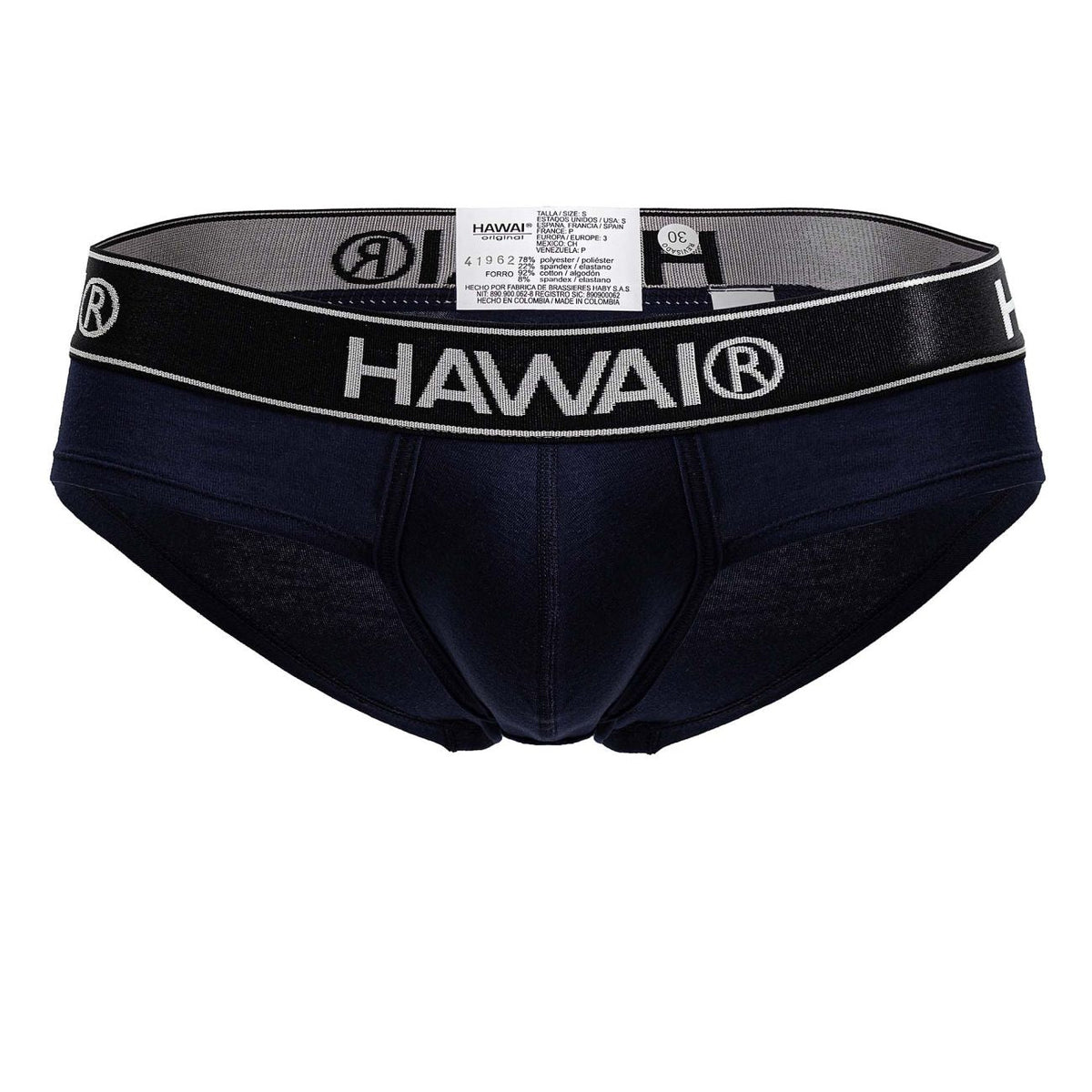 HAWAIR Men's Underwear 41962 Cotton blend Briefs Color Dark Blue-01