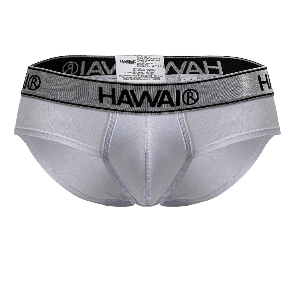 HAWAIR Men's Underwear 41962 Cotton blend Briefs Color White-01