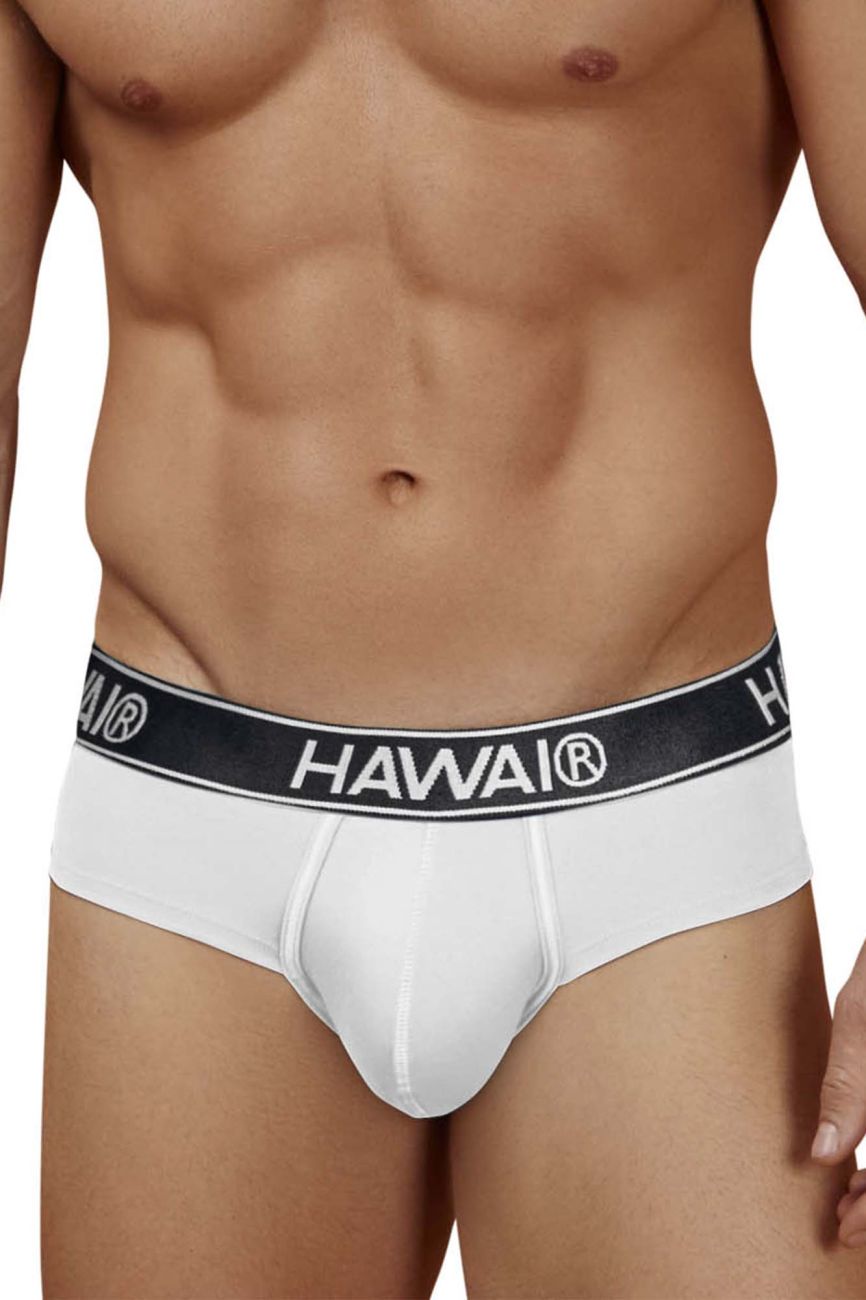 HAWAIR Men's Underwear 41962 Cotton blend Briefs Color White-01