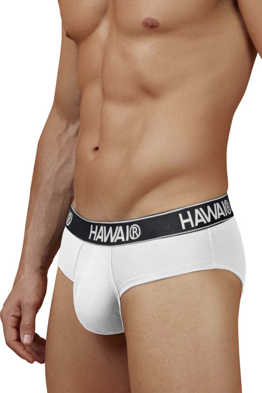 HAWAIR Men's Underwear 41962 Cotton blend Briefs Color White-01