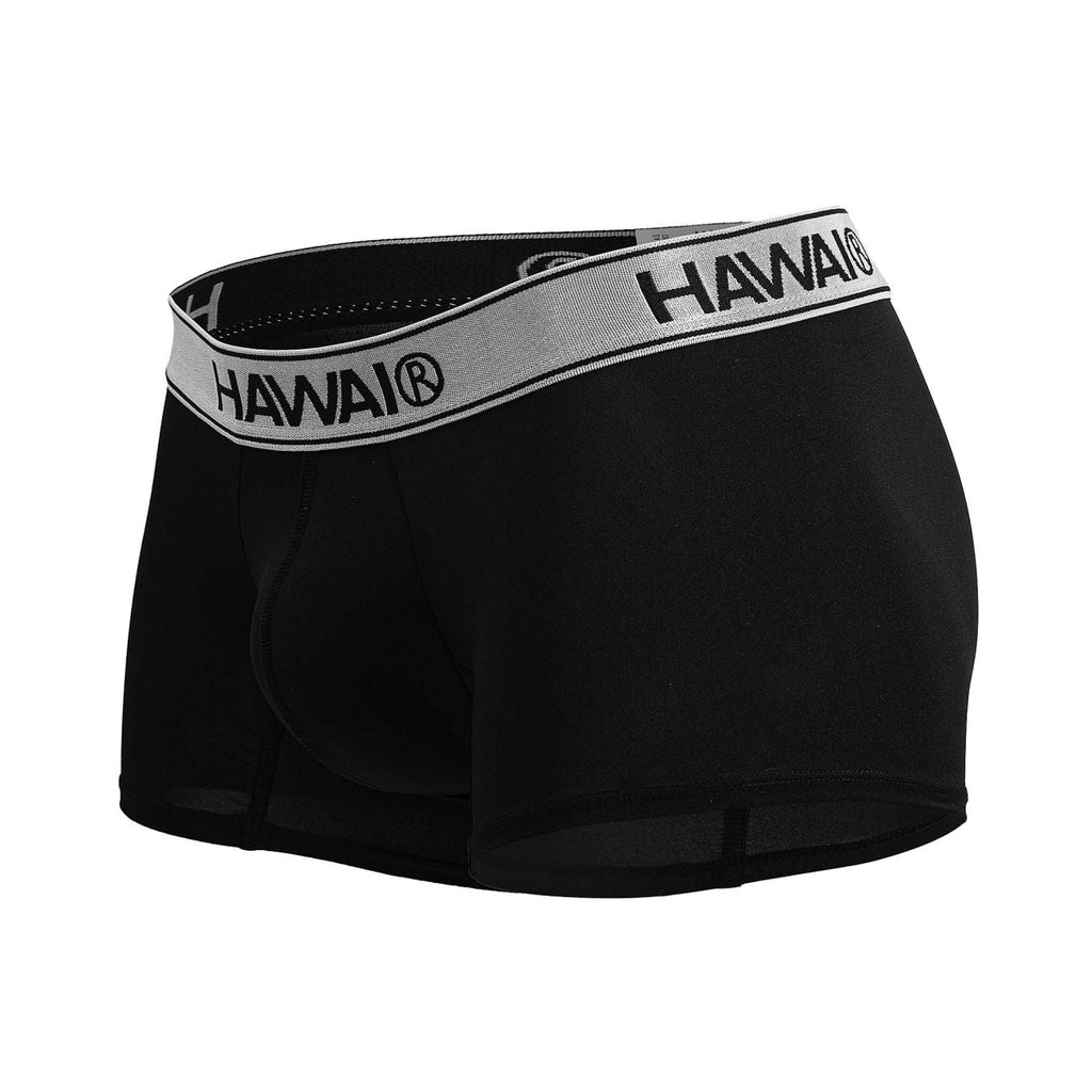 HAWAIR Men's Underwear 41977 Microfiber Trunks Color Black-01