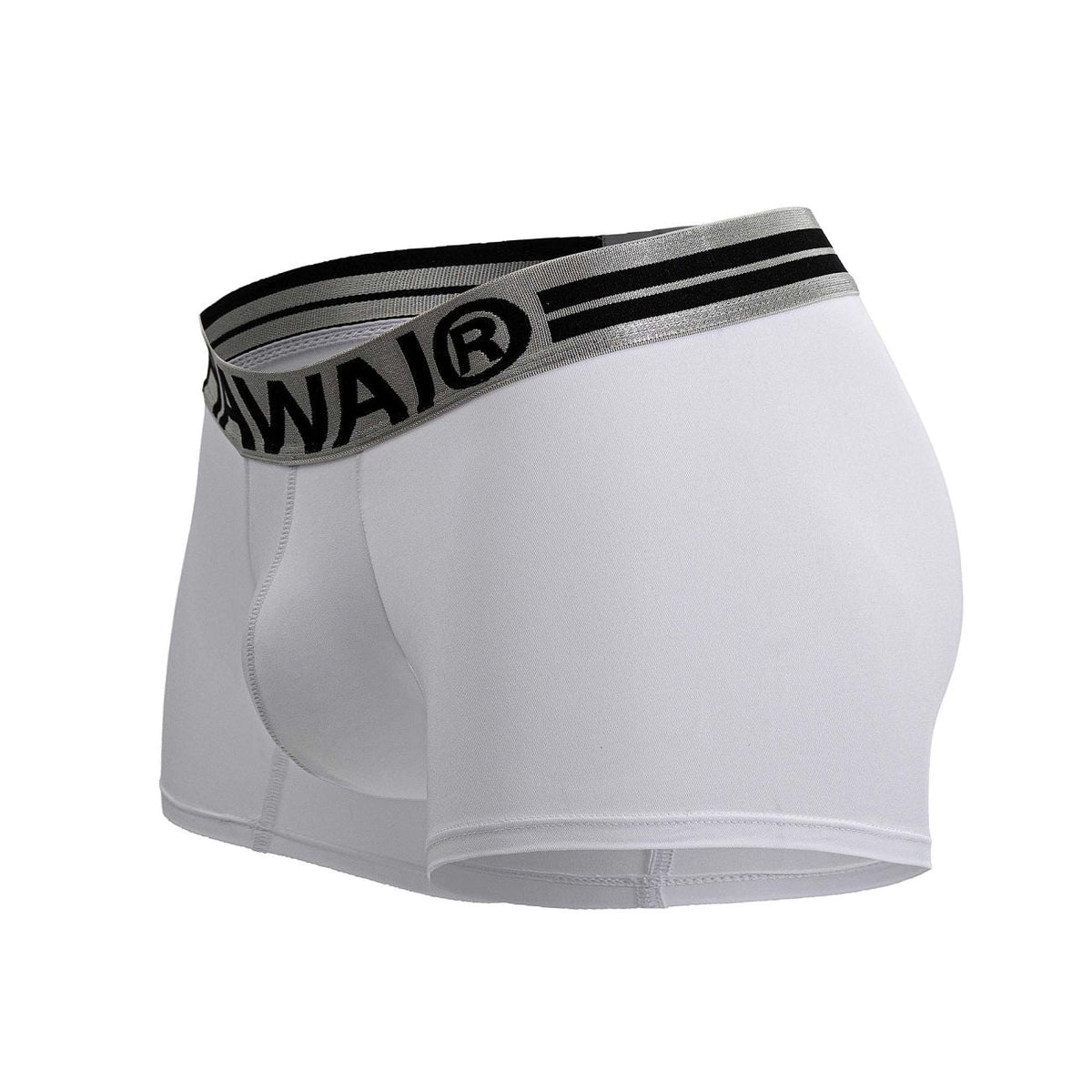 HAWAIR Men's Underwear 41977 Microfiber Trunks Color White-01
