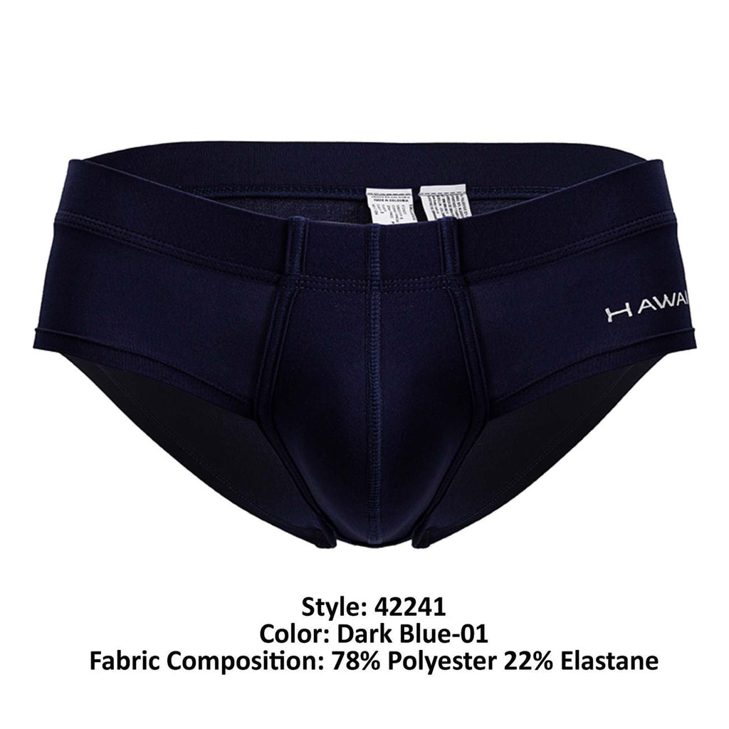 HAWAIR Men's Underwear 42241 Microfiber Briefs Color Dark Blue-01