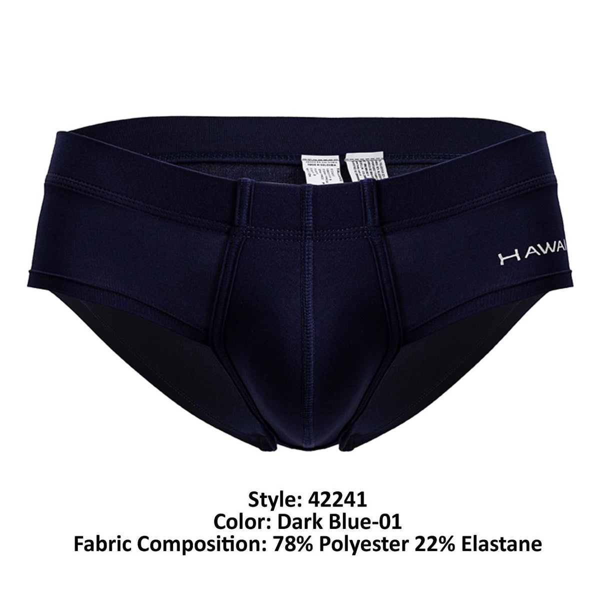 HAWAIR Men's Underwear 42241 Microfiber Briefs Color Dark Blue-01