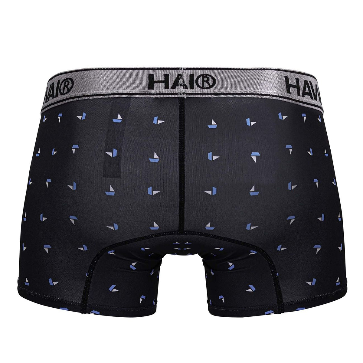 HAWAIR Men's Underwear 42470 Printed Microfiber Trunks Color Black