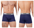 HAWAIR Men's Underwear 42470 Printed Microfiber Trunks Color Blue