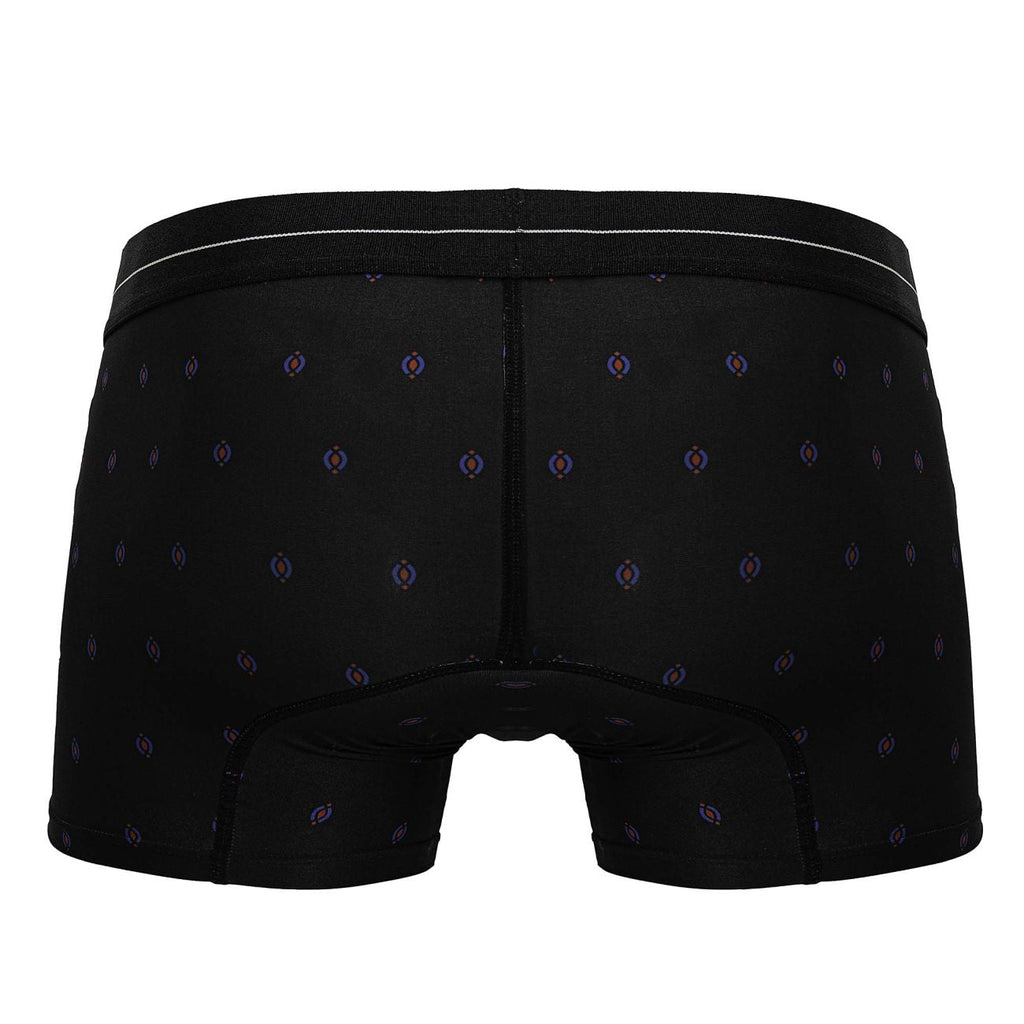 HAWAIR Men's Underwear 42520 Printed Microfiber Trunks Color Black