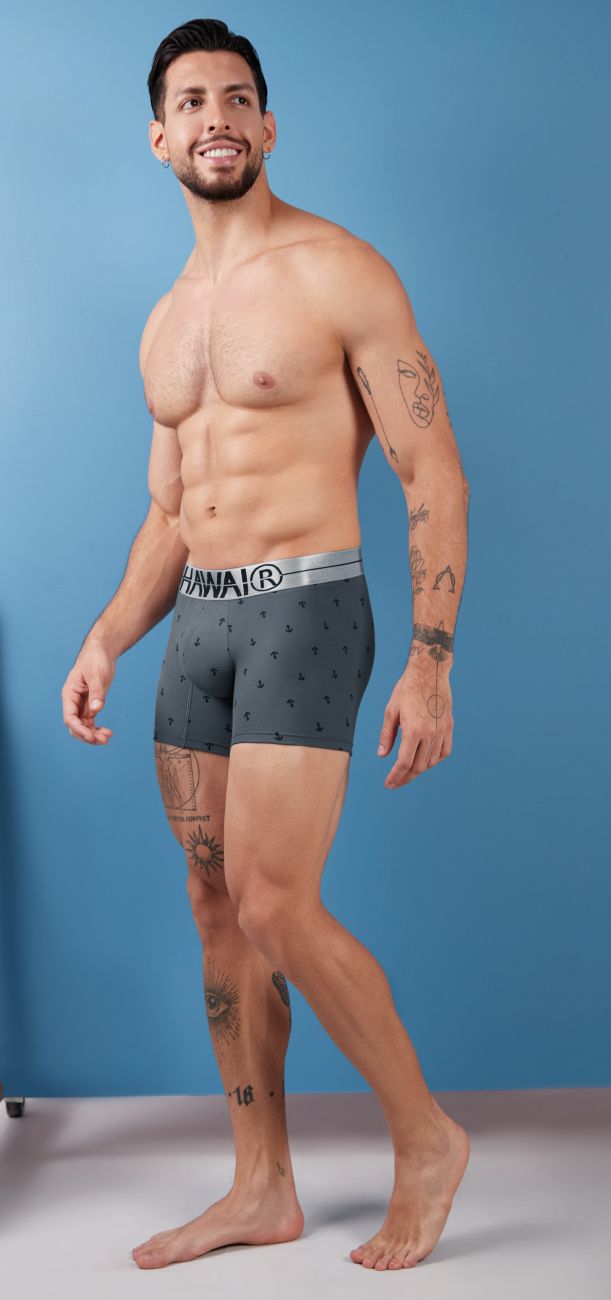 HAWAIR Men's Underwear 42521 Cotton blend Trunks Color Gray