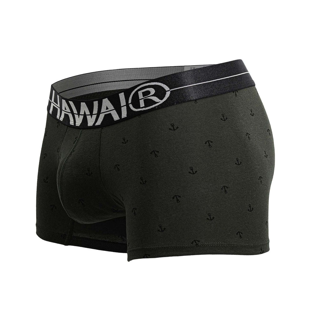 HAWAIR Men's Underwear 42521 Cotton blend Trunks Color Military Green