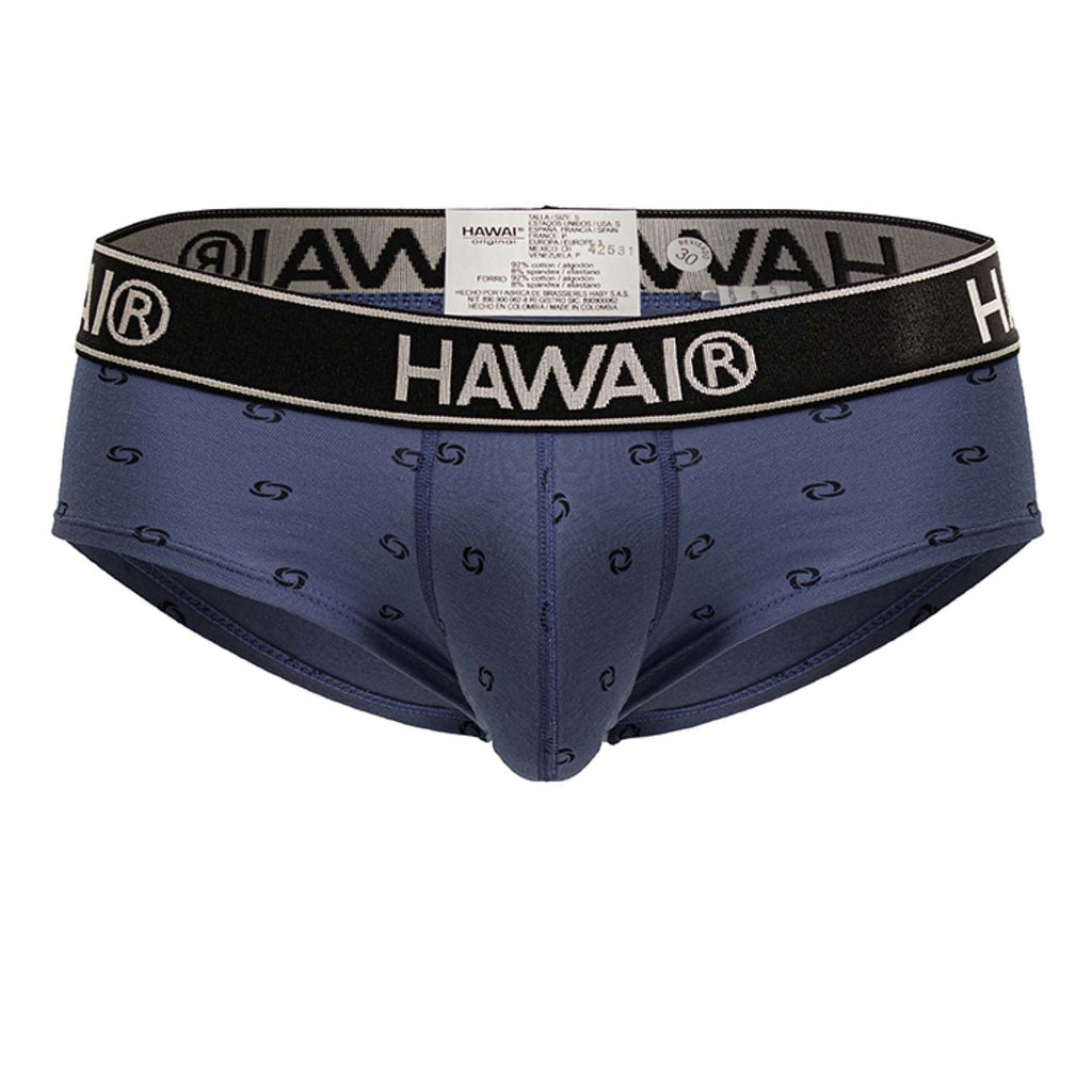 HAWAIR Men's Underwear 42531 Cotton blend Briefs Color Blue Quartz