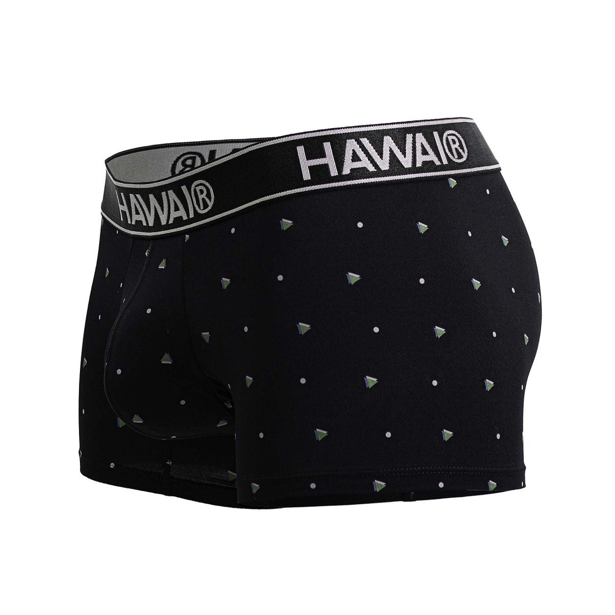 HAWAIR Men's Underwear 42570 Microfiber Trunks Color Black