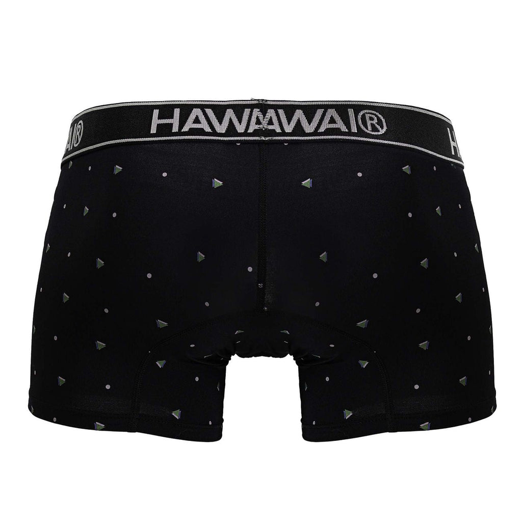 HAWAIR Men's Underwear 42570 Microfiber Trunks Color Black