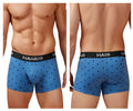 HAWAIR Men's Underwear 42571 Cotton blend Trunks Color Blue Quartz