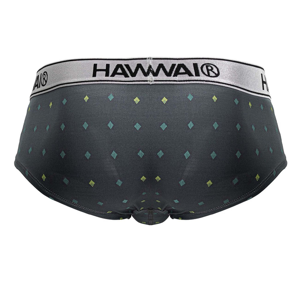 HAWAIR Men's Underwear 42580 Microfiber Briefs Color Gray