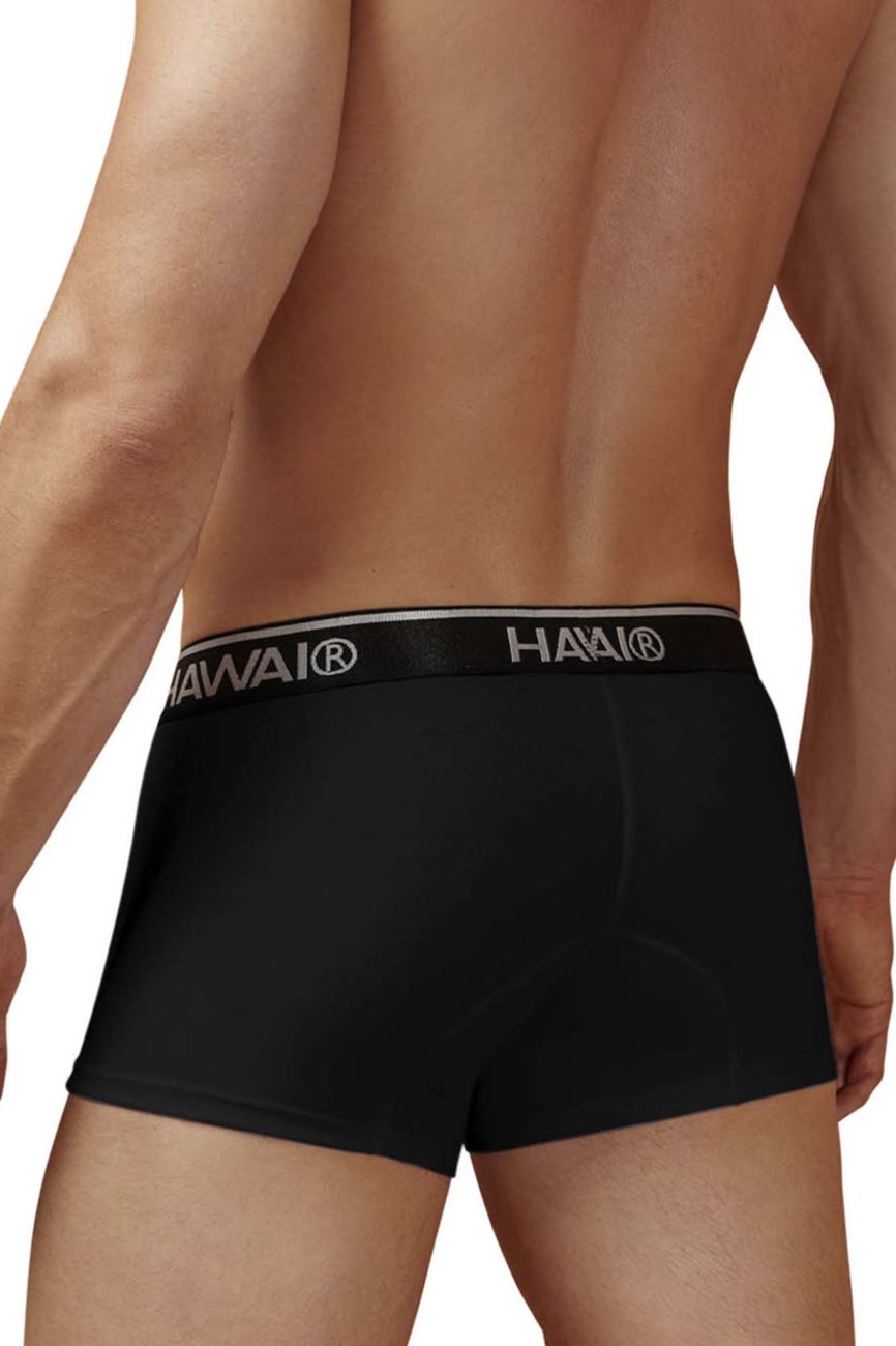HAWAIR Men's Underwear 4986 Cotton blend Trunks Color Black-01