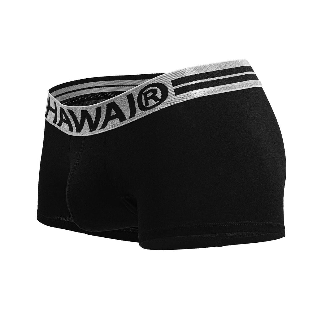 HAWAIR Men's Underwear 4986 Cotton blend Trunks Color Black-01