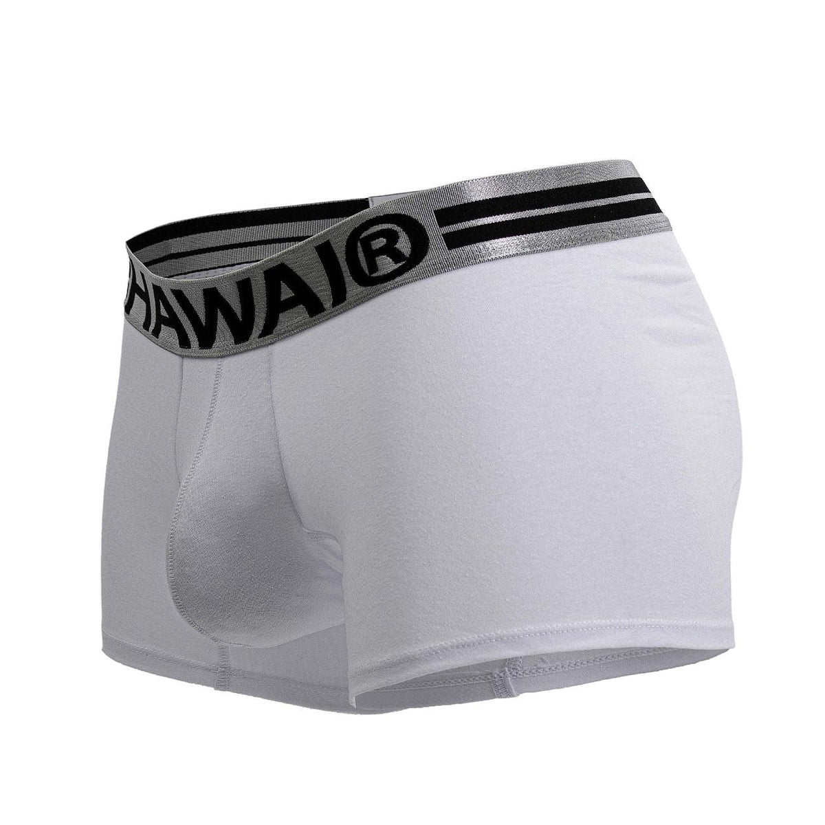 HAWAIR Men's Underwear 4986 Cotton blend Trunks Color White-01