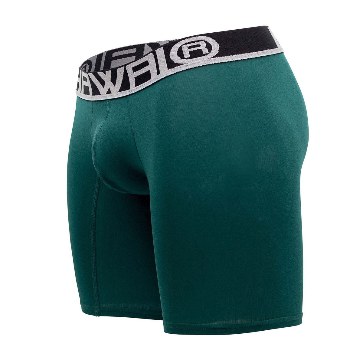 HAWAIR Men's Underwear 41903 Solid Athletic Boxer Briefs Color Green