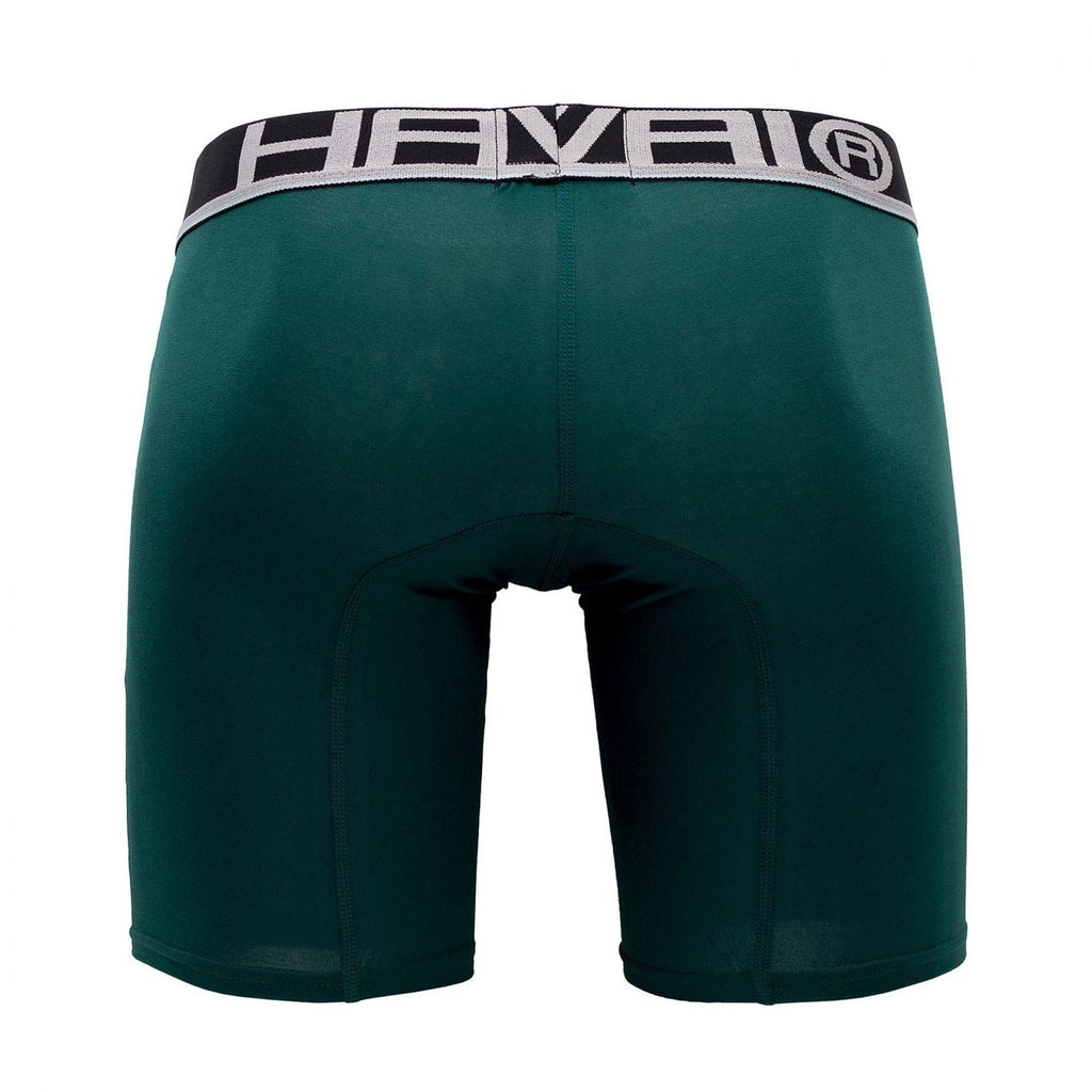 HAWAIR Men's Underwear 41903 Solid Athletic Boxer Briefs Color Green