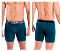 HAWAIR Men's Underwear 41903 Solid Athletic Boxer Briefs Color Petrol