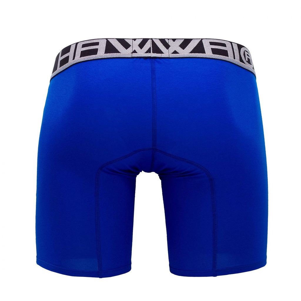 HAWAIR Men's Underwear 41903 Solid Athletic Boxer Briefs Color Royal Blue