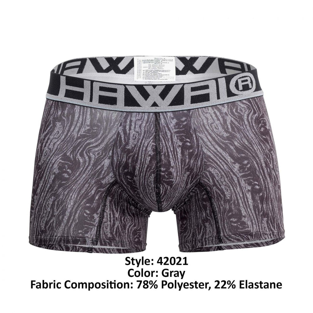 HAWAIR Men's Underwear 42021 Trunks Color Gray
