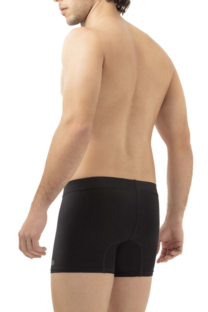 HAWAIR Men's Underwear 42222 Microfiber Trunks Color Black
