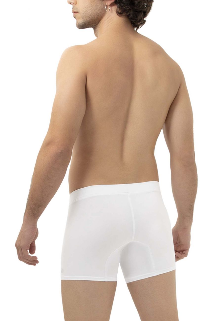 HAWAIR Men's Underwear 42222 Microfiber Trunks Color White