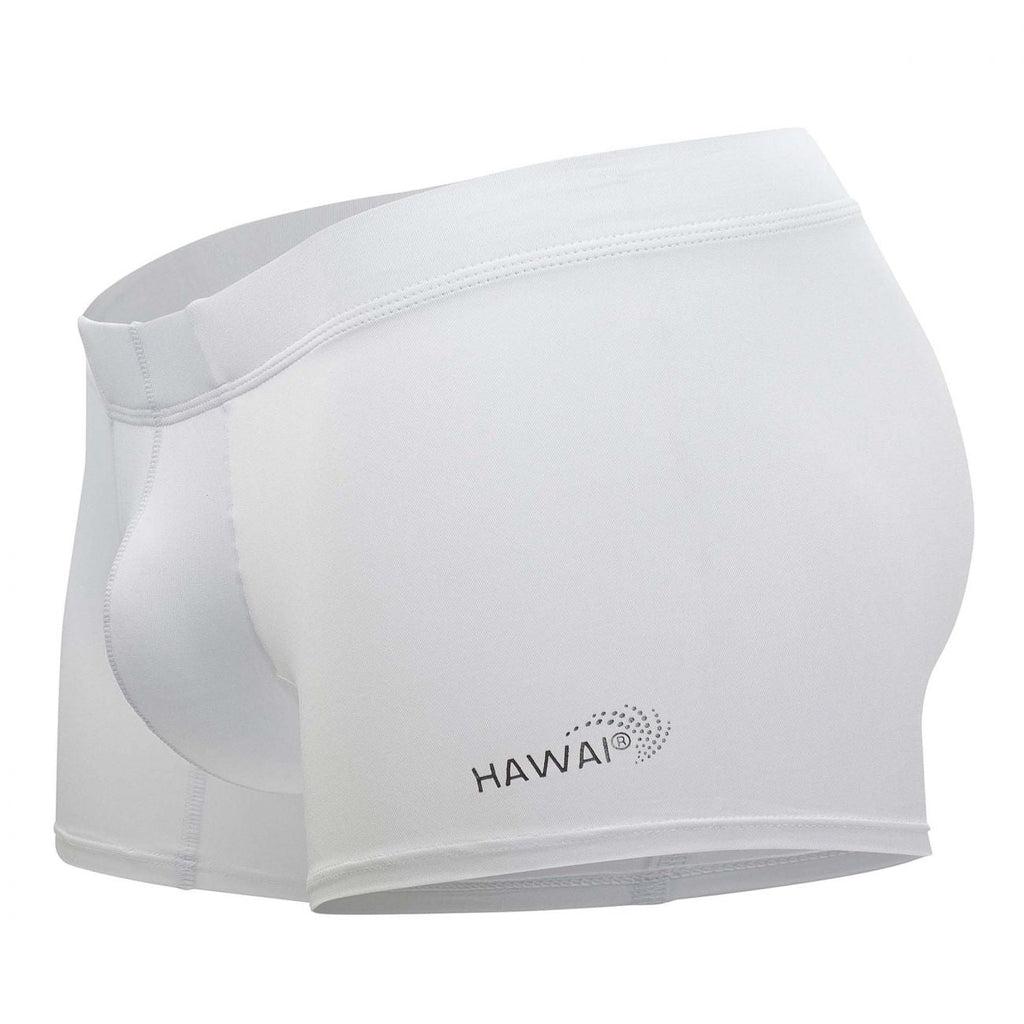 HAWAIR Men's Underwear 42222 Microfiber Trunks Color White