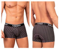 HAWAIR Men's Underwear 42371 Printed Trunks Color Gray