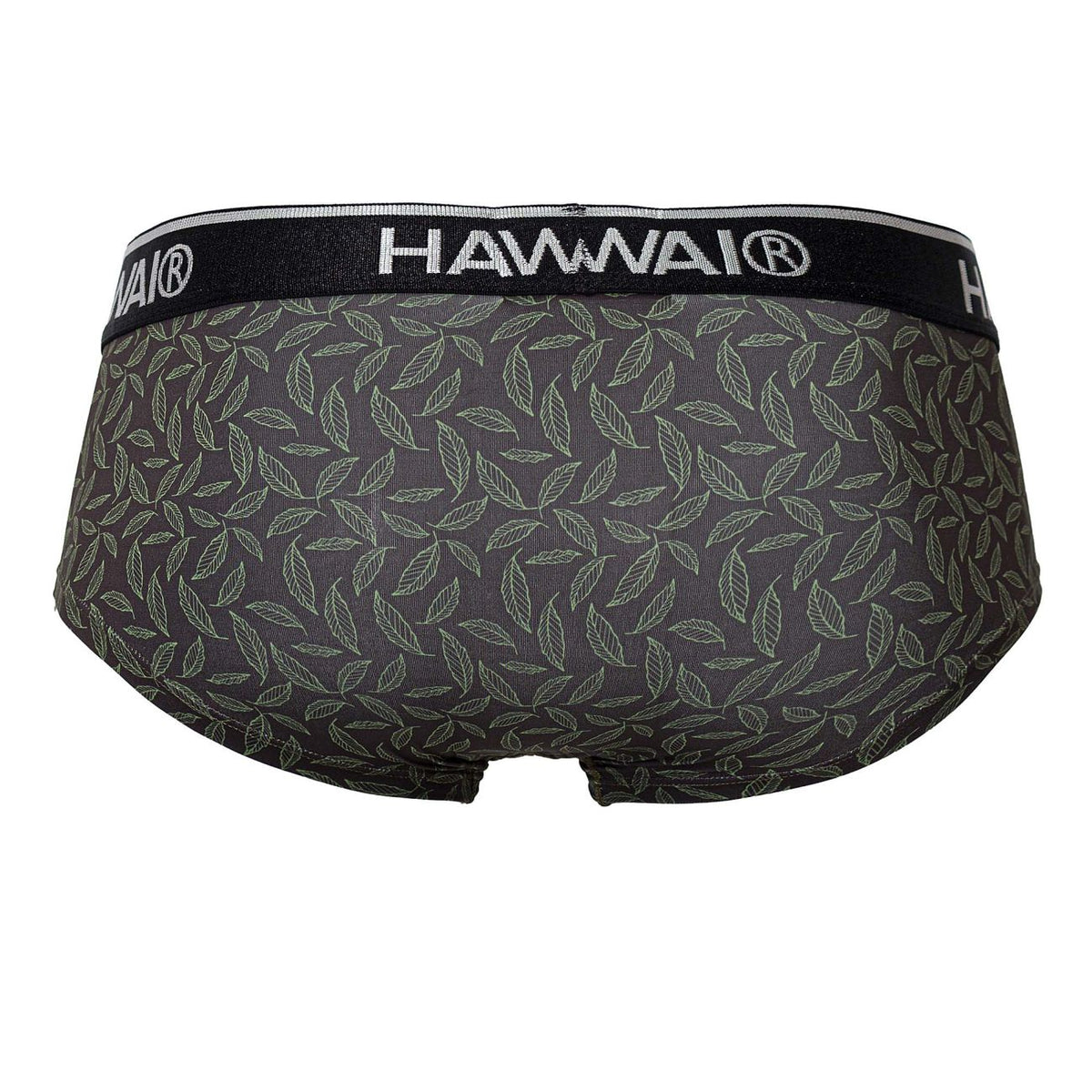HAWAIR Men's Underwear 42380 Printed Briefs Color Green