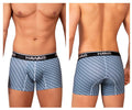 HAWAIR Men's Underwear 42420 Printed Trunks Color Blue