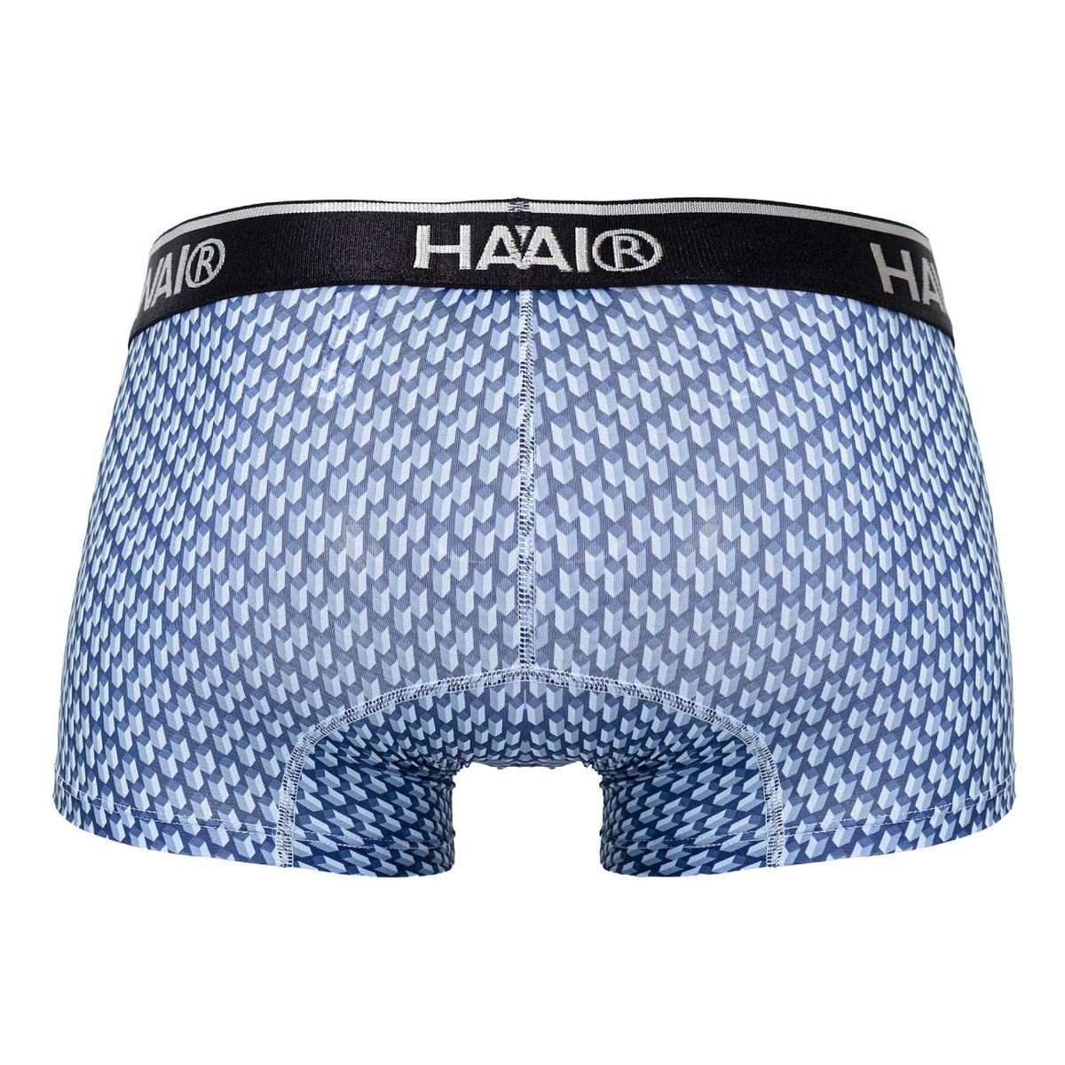 HAWAIR Men's Underwear 42420 Printed Trunks Color Blue