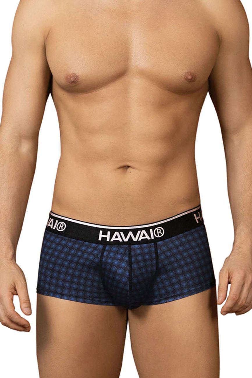 HAWAIR Men's Underwear 42430 Printed Briefs Color Blue