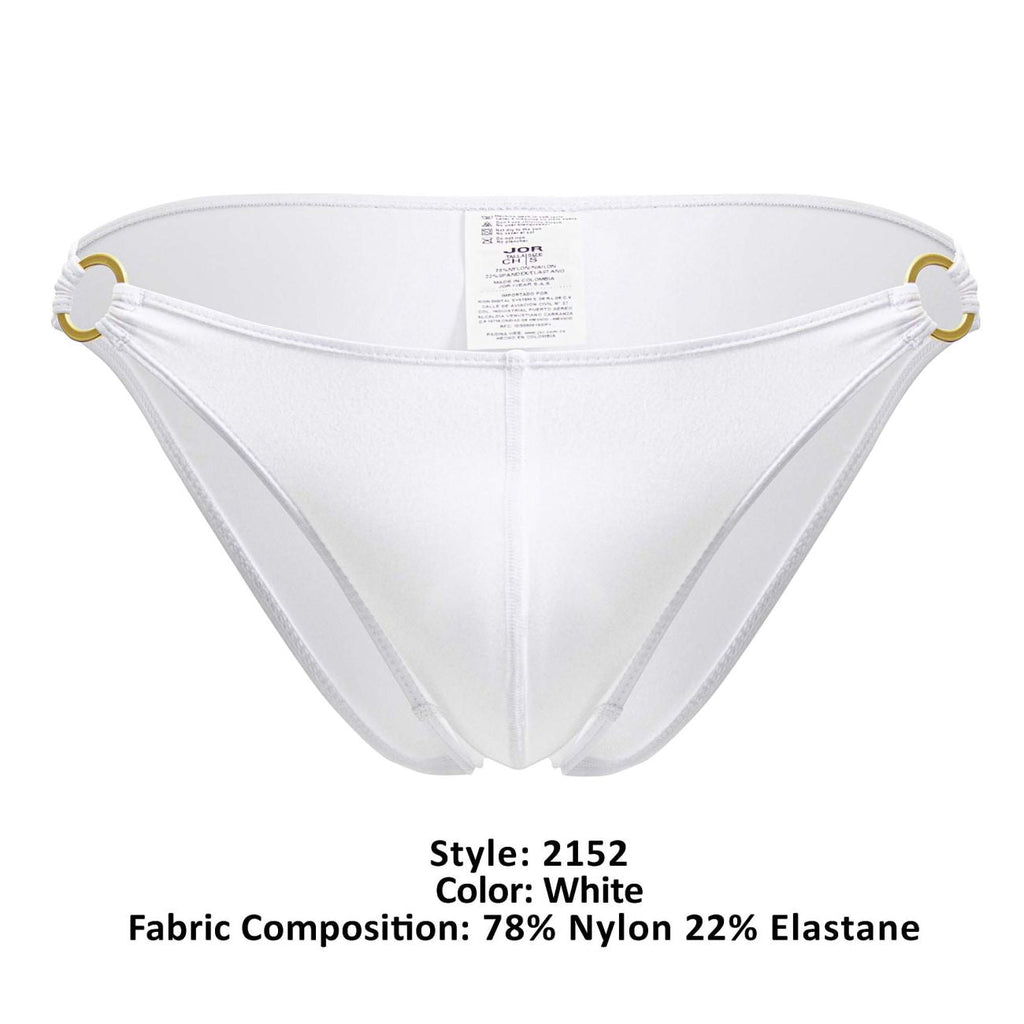 JOR Men's Underwear 2152 Magnus Bikini Color White