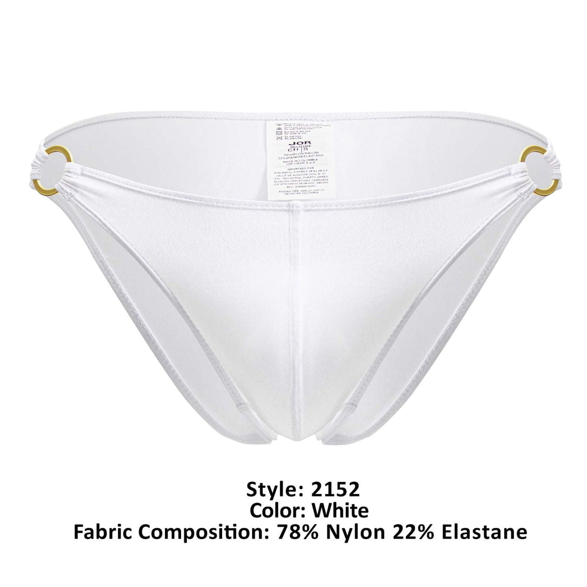 JOR Men's Underwear 2152 Magnus Bikini Color White