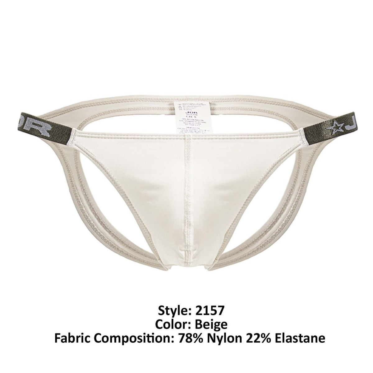 JOR Men's Underwear 2157 Eros Jockstrap Color Beige