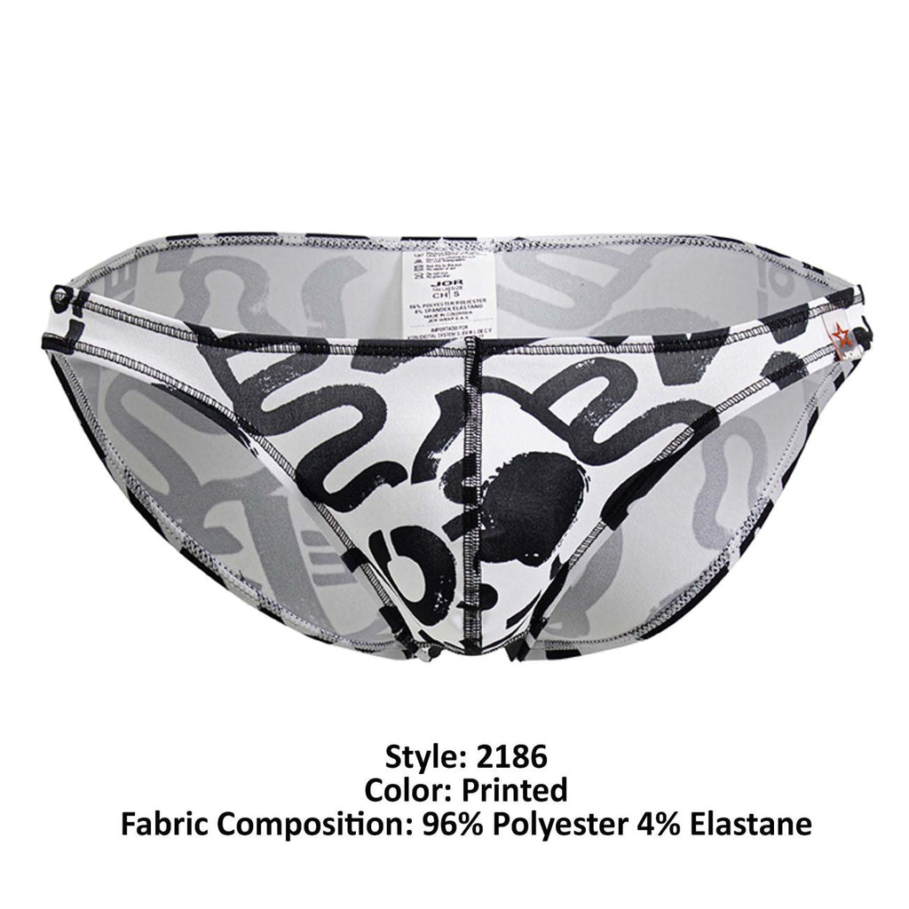JOR Men's Underwear 2186 Love Bikini Color Printed