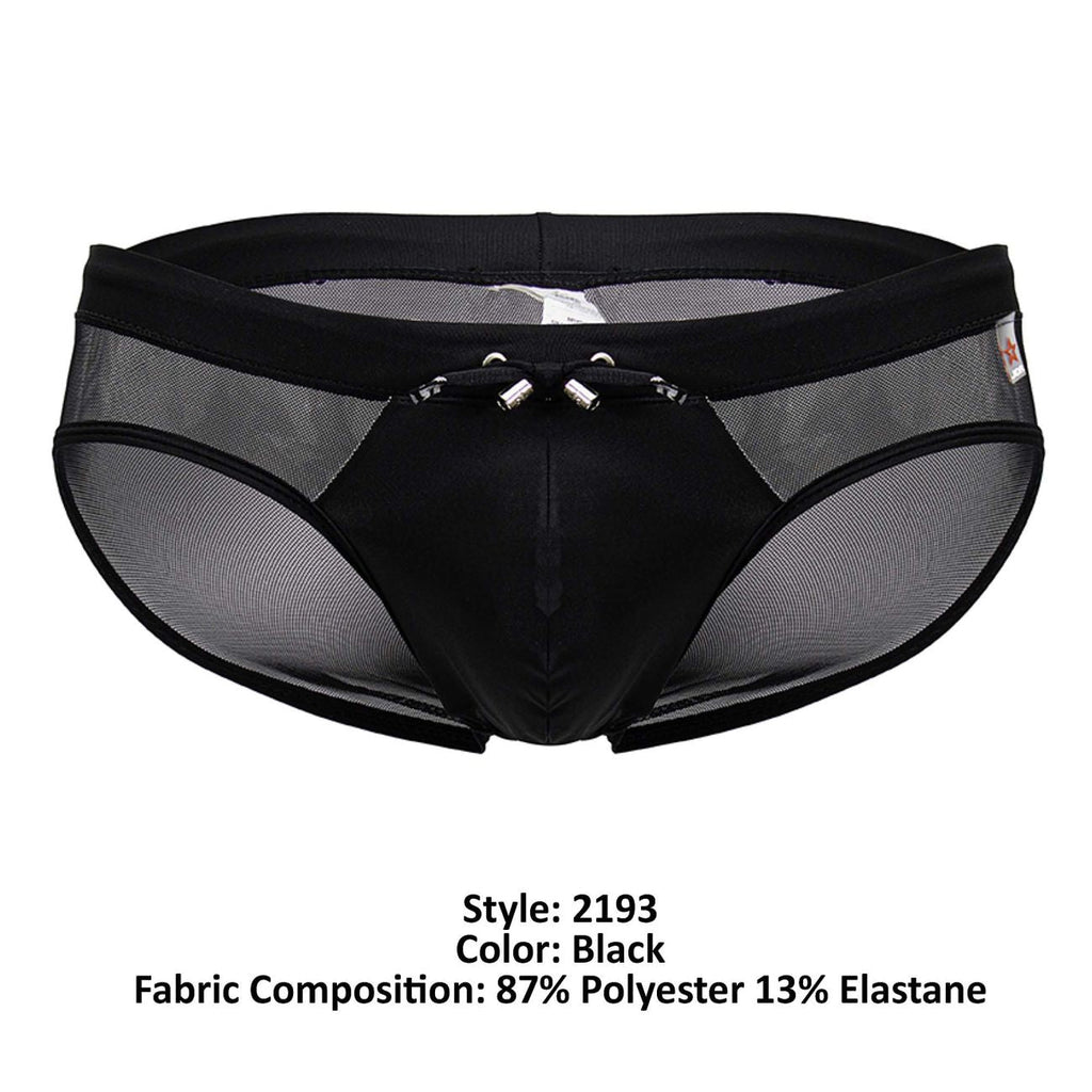 JOR Men's active and swimwear 2193 Mystic Swim Briefs Color Black