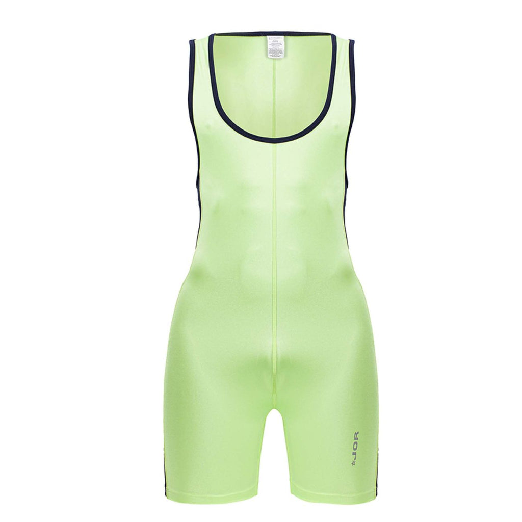 JOR Men's active and swimwear 2216 Fighter Bodysuit Color Green