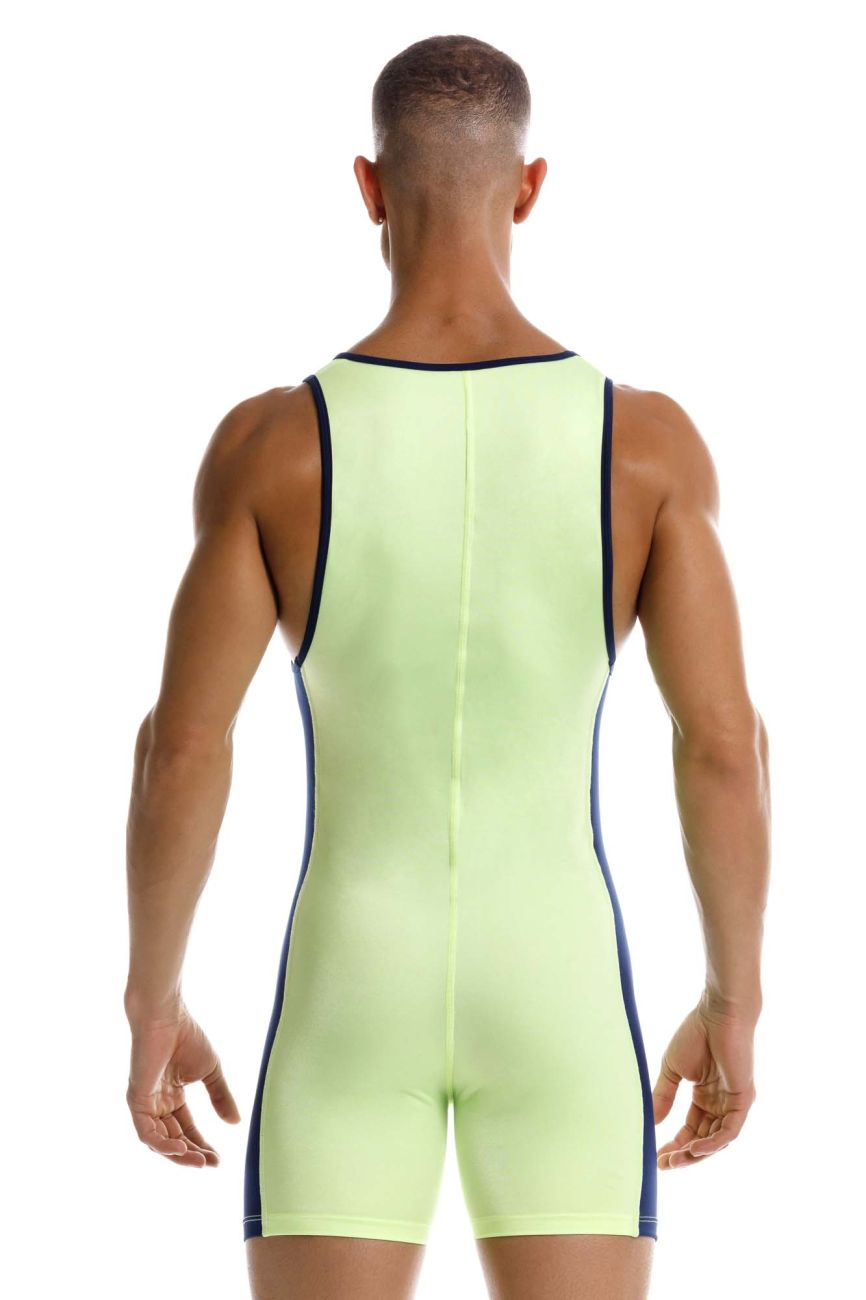 JOR Men's active and swimwear 2216 Fighter Bodysuit Color Green