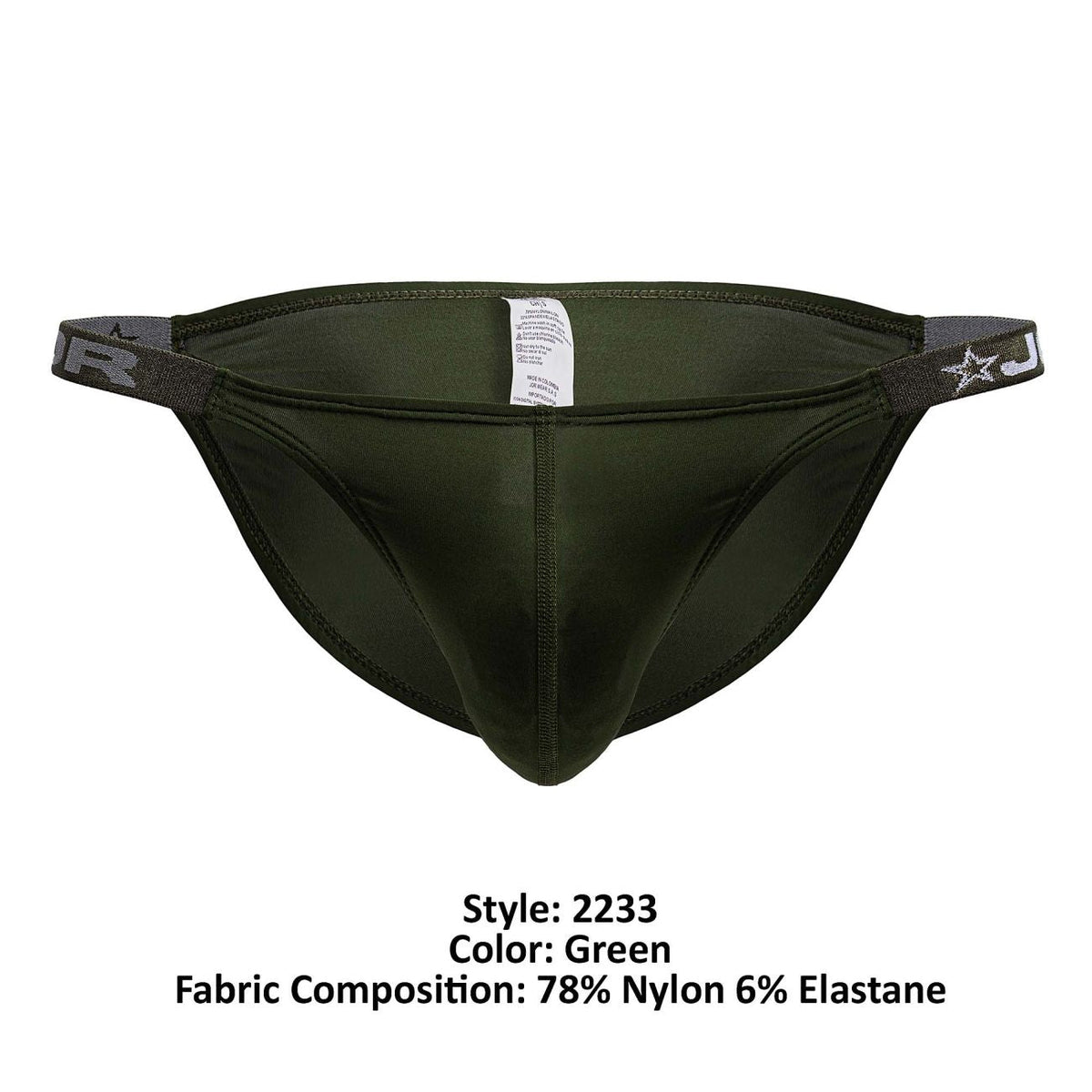 JOR Men's Underwear 2233 Eros Bikini Color Green