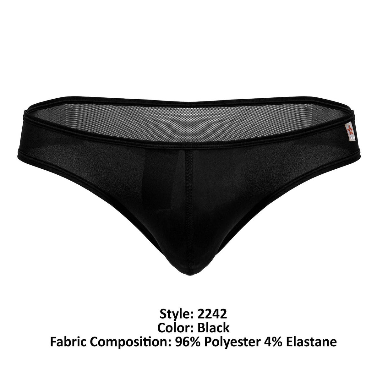 JOR Men's Underwear 2242 Origin Thongs Color Black