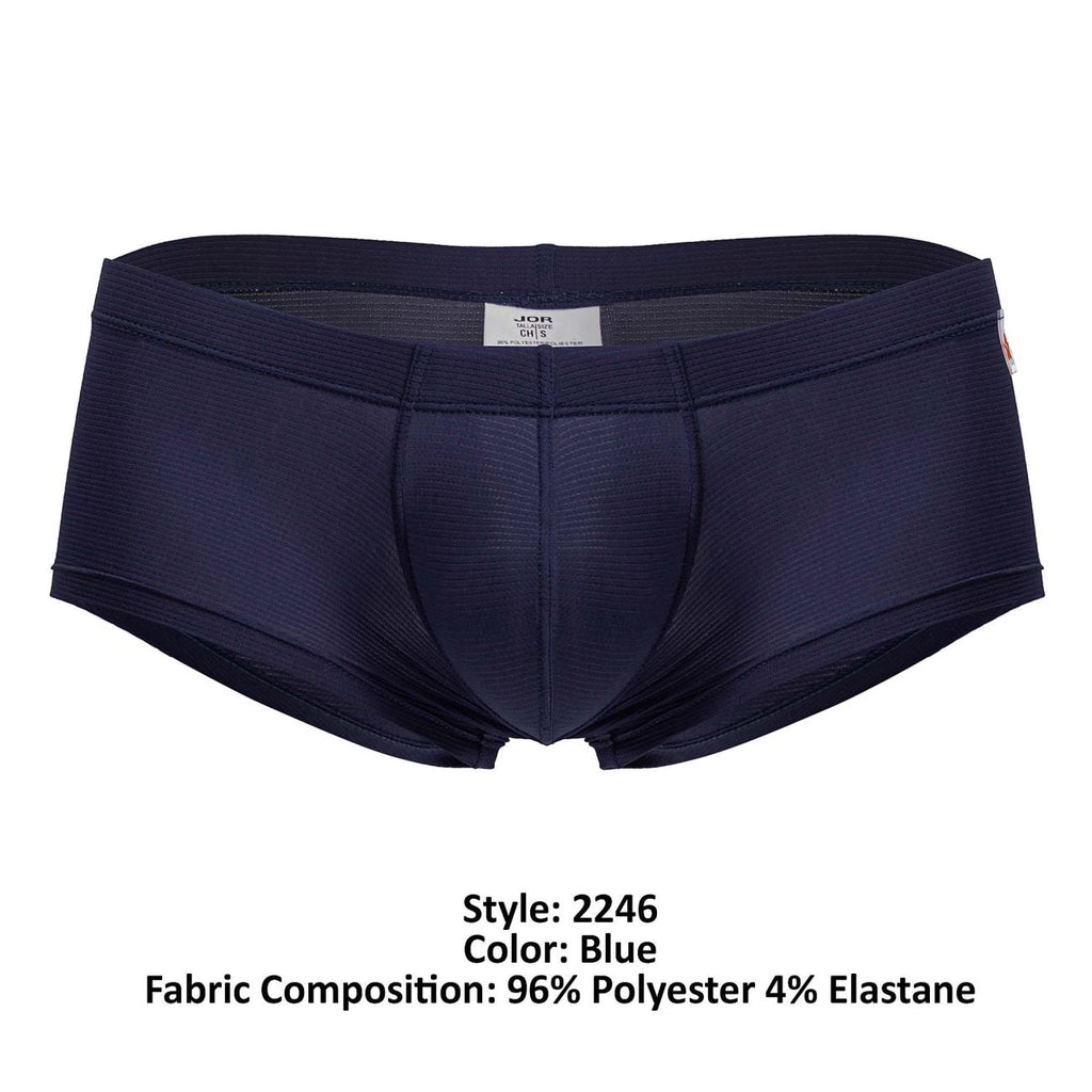 JOR Men's Underwear 2246 Cosmo Trunks Color Blue