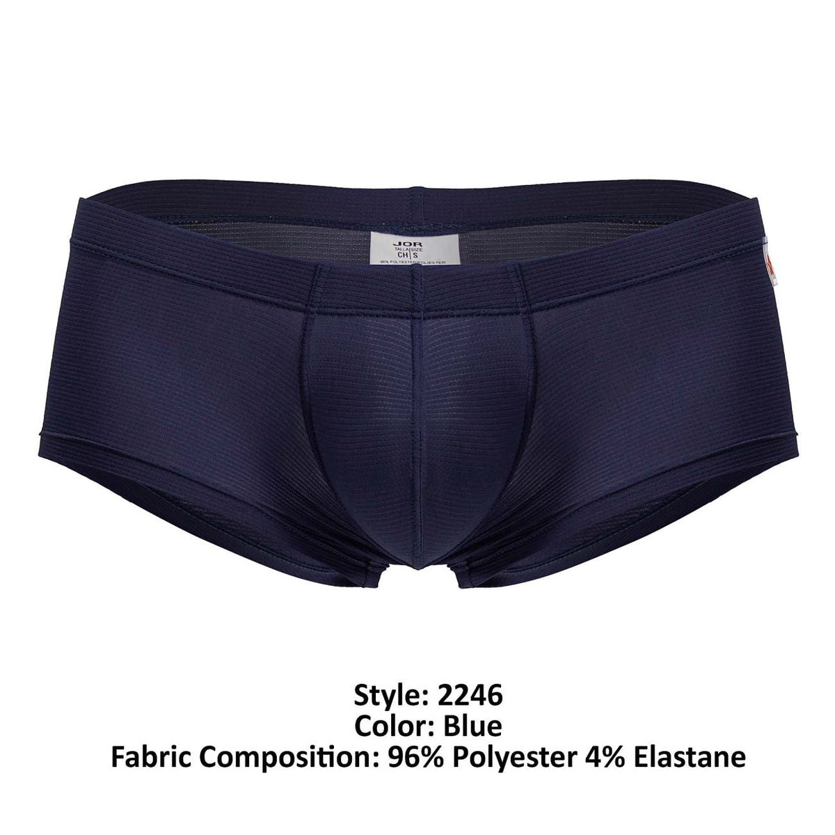 JOR Men's Underwear 2246 Cosmo Trunks Color Blue