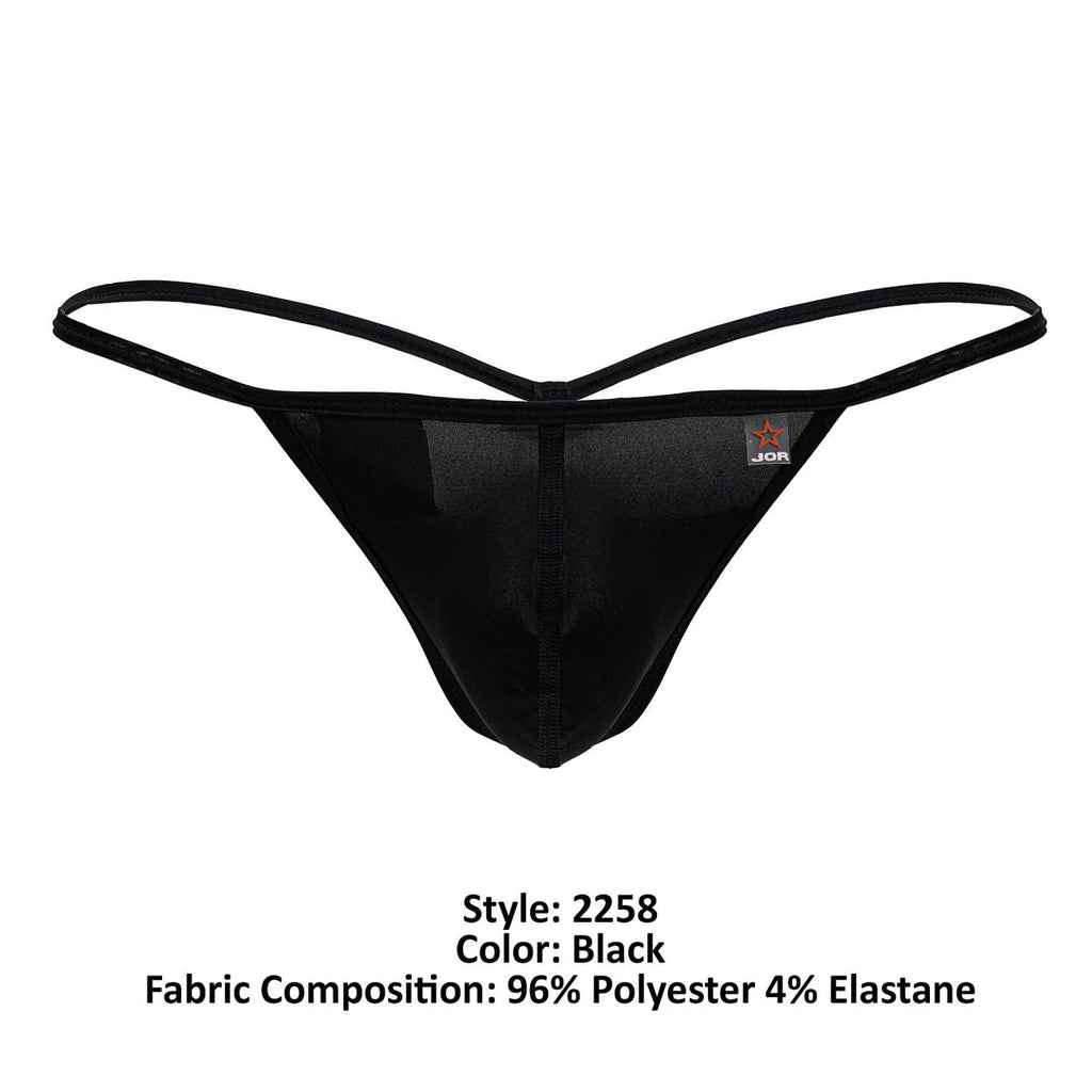 JOR Men's Underwear 2258 Axel G-String Color Black