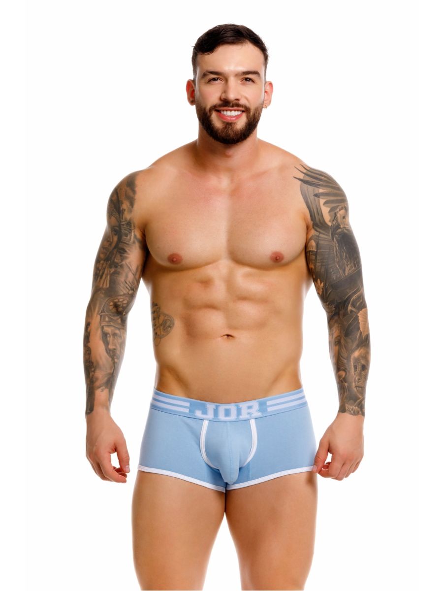 JOR Men's Underwear 2320 College Trunks Color Blue